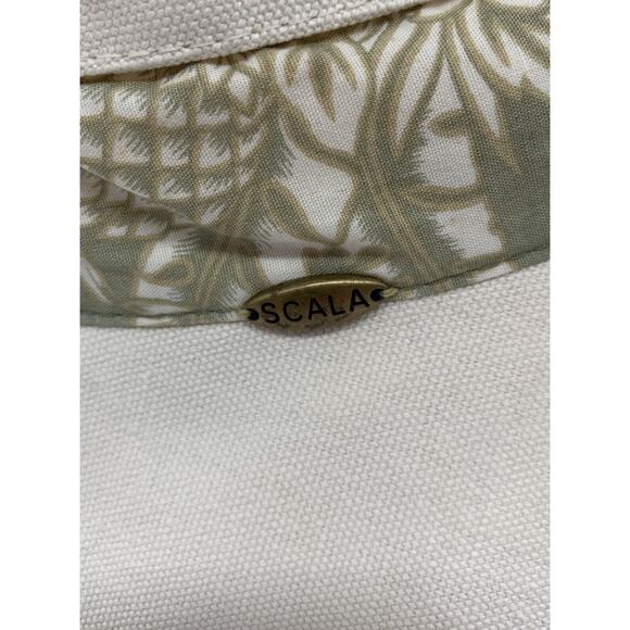 Scala Collection Ladies Canvas Draw String Hawaiian Band Bucket Hat Beach Pool - Picture 4 of 7